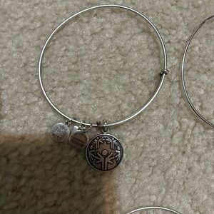 Alex and Ani Silver “Let me win” Bracelet